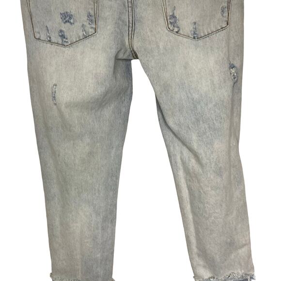 One Teaspoon Awesome Baggies Jeans Size 27 Relaxed Distressed Ripped Destroyed - Picture 14 of 16